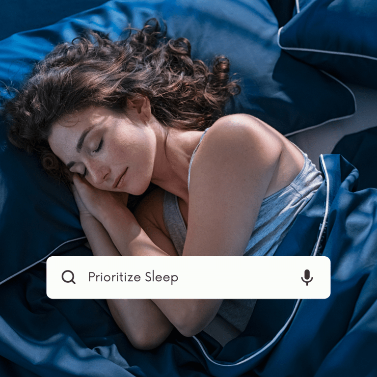 Prioritize Sleep