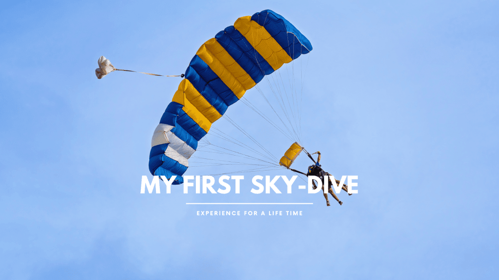 My first sky-dive