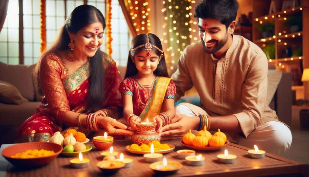Lakshmi Pooja on Diwali