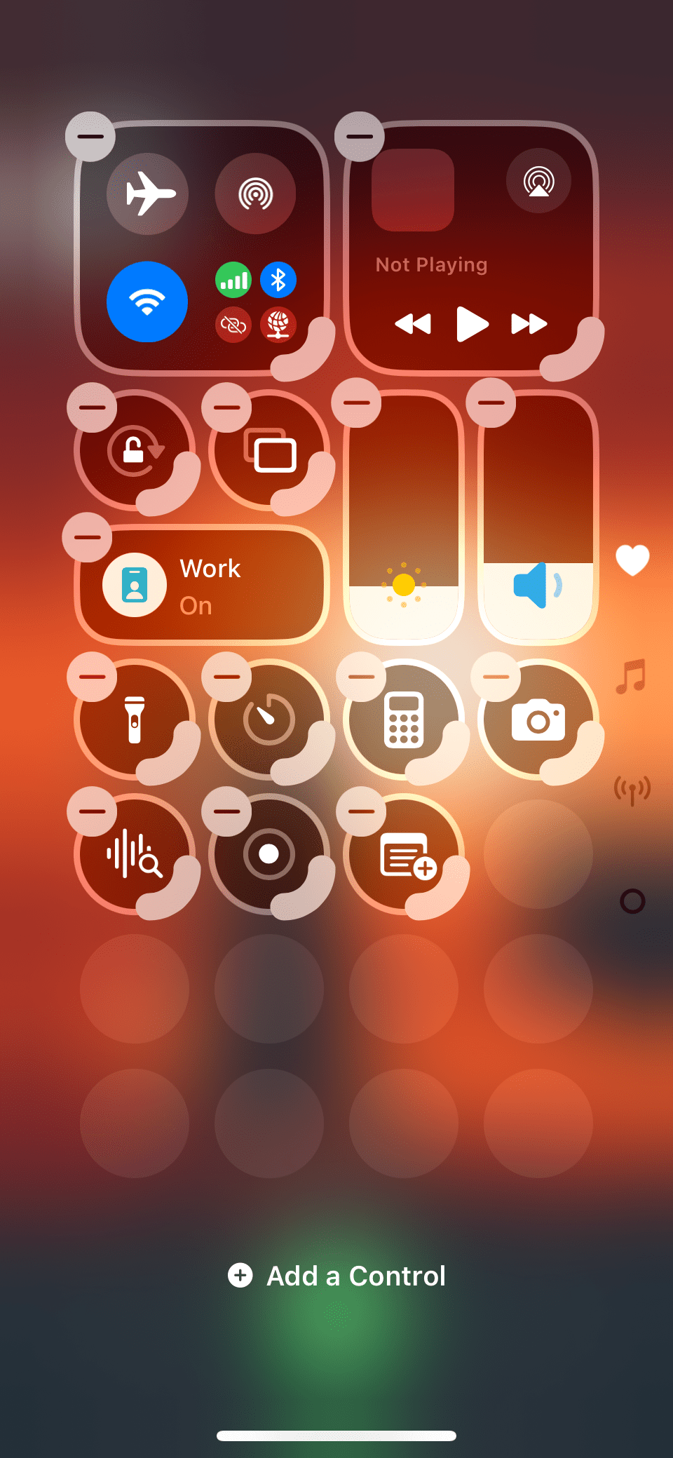 Apple IOS 18.1.1 update widget remover and adder