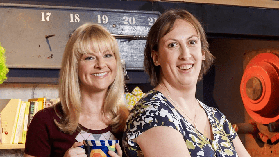 Sarah Hadland and Miranda