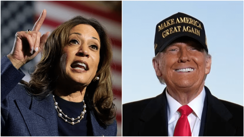 USA 2024 President Elections Harris and Trumph