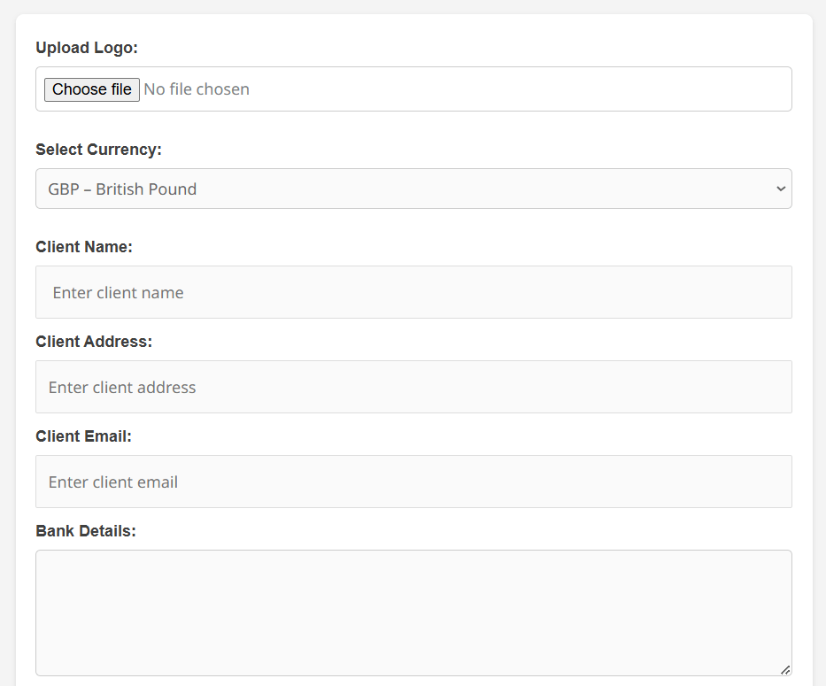 Free Invoice Generator