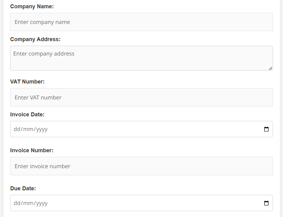 Free Invoice Generator