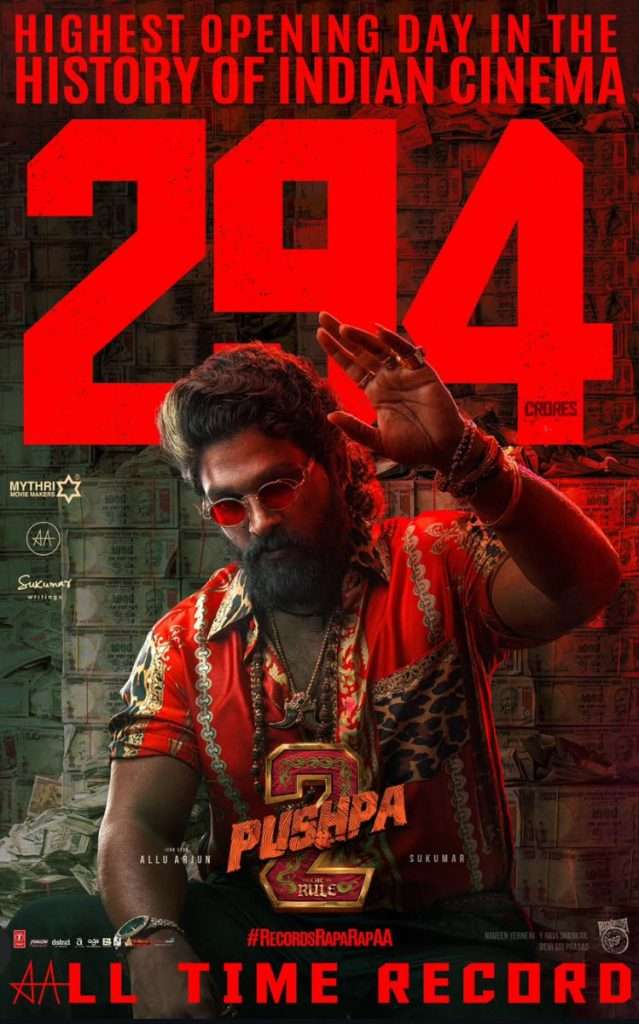 Pushpa 2  Day 1 Box office collection