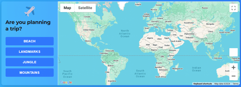 WeBlogTrips Travel Tips Tool