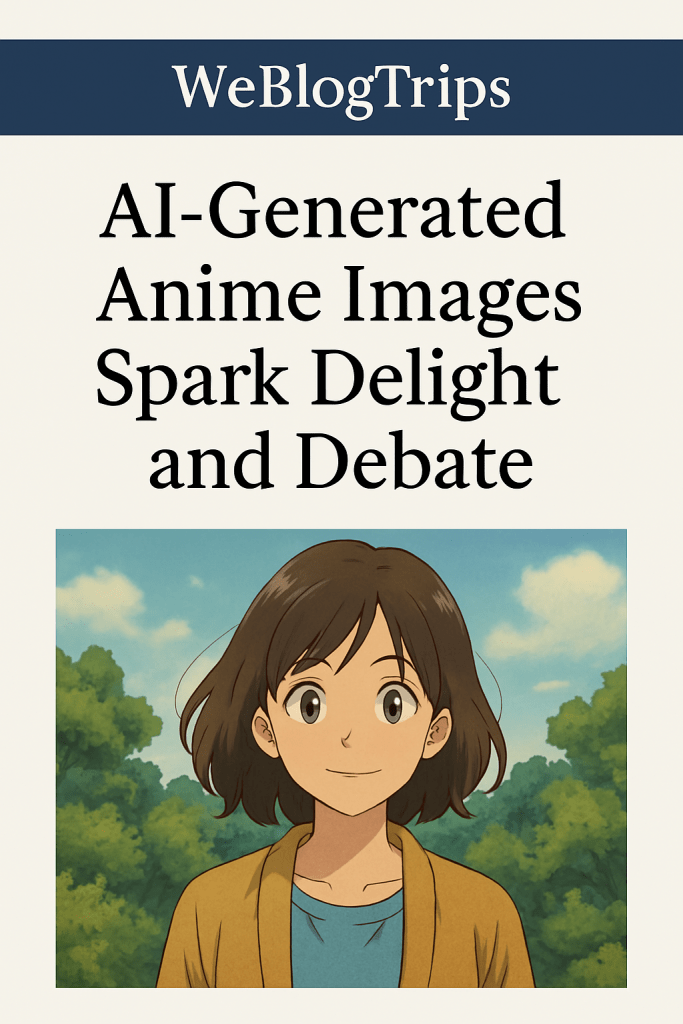 AI anime generator