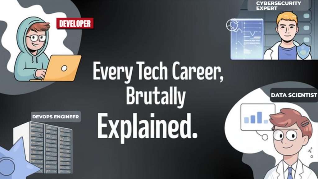 Every Tech Career, Brutally Explained (Web Dev, DevOps, Cybersecurity & More)