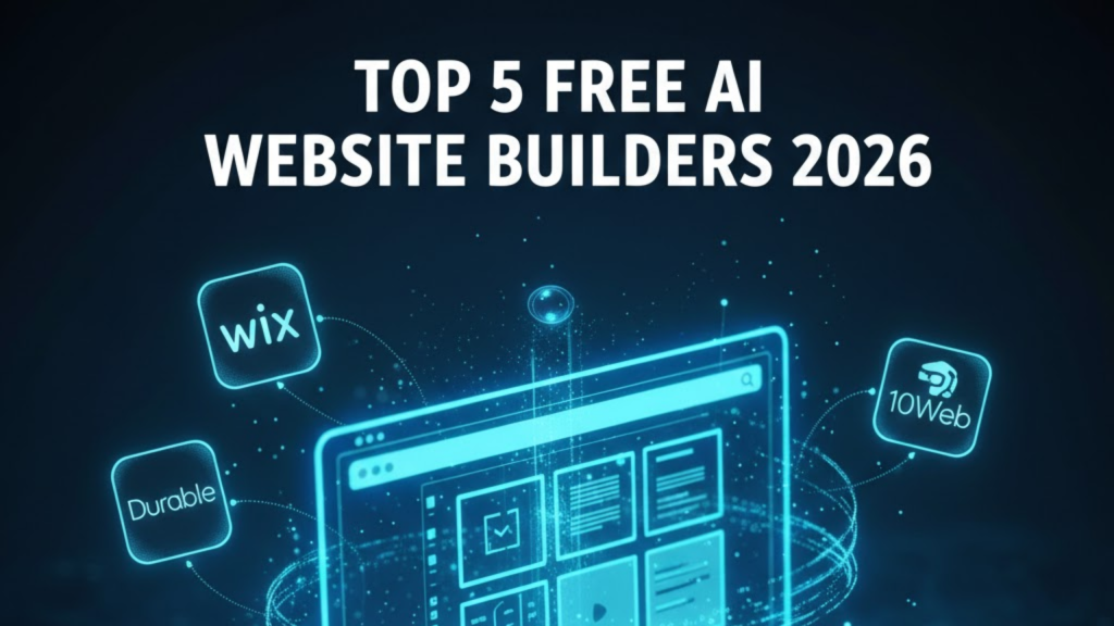 Top 5 Free AI Website Builders in 2026: Build Your Site in Minutes