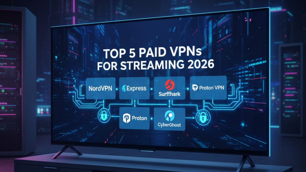 Top 5 Paid VPNs for Streaming in 2026 Say Goodbye to Buffering