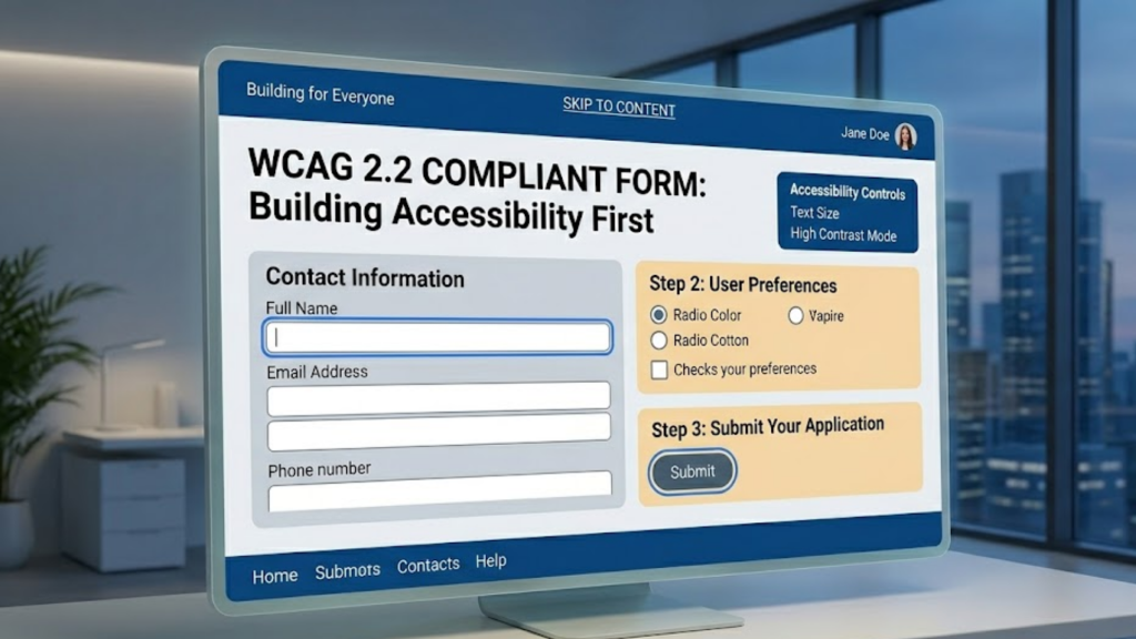 Accessibility First: Building WCAG 2.2 Compliant Forms