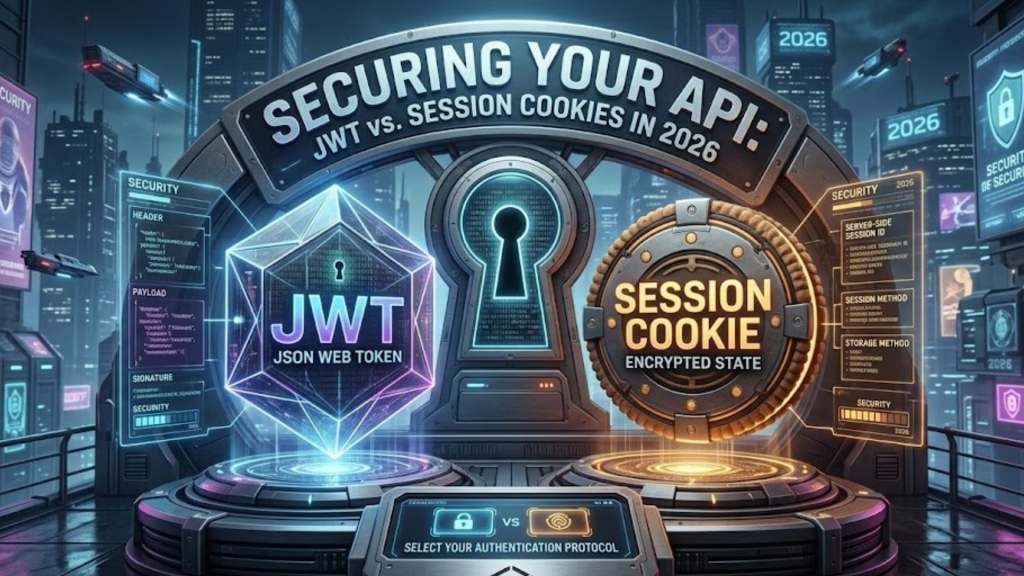 Securing Your API: JWT vs. Session Cookies in 2026