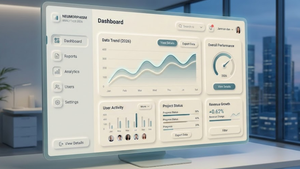 The Rise of Neumorphism in 2026 Dashboard Design