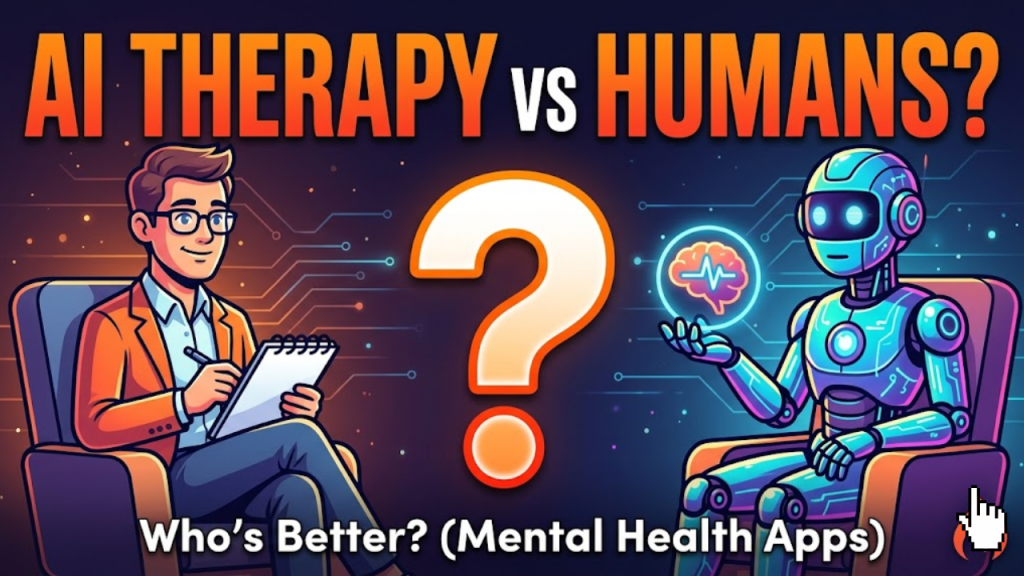 Can AI-driven mental health apps provide therapy as well as humans