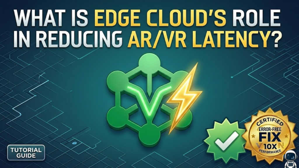 What is the role of Edge Cloud in reducing latency for ARVR applications