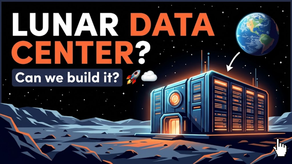 Can we build a Lunar Data Center to support moon missions