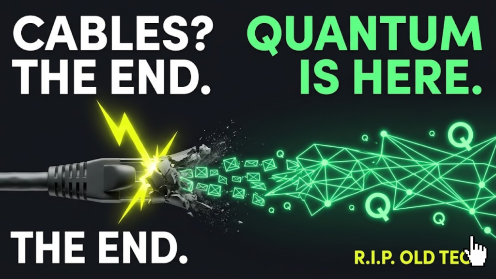 What is "Quantum Networking" and is it the End of Traditional Cables?